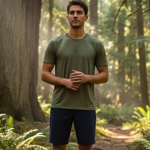 Express Men‎ $65 Size 34 Black 9" Athletic Active Performance Stretch Shorts